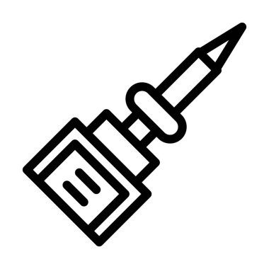 Kişisel ve Ticari Kullanım İçin Nanomanipülatör Vektör Kalın Çizgi Simgesi