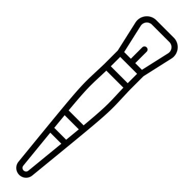 Kişisel ve ticari kullanım için Boya Fırçası Kalın Çizgi Simgesi