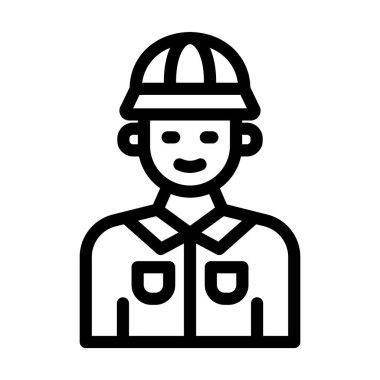 Kişisel ve Ticari Kullanım İçin Arkeolog Vektör Kalın Çizgi Simgesi