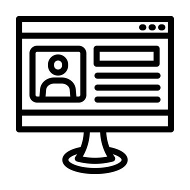 Kişisel ve ticari kullanım için İniş Sayfası Kalın Çizgi Simgesi