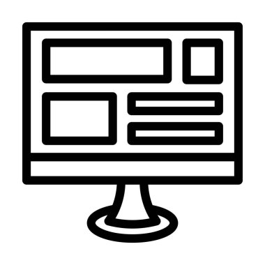 Kişisel ve ticari kullanım için Prototip Vektör Kalın Çizgi Simgesi