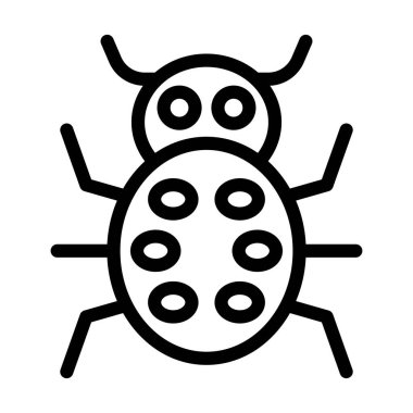 Kişisel ve ticari kullanım için Hata Vektörü Kalın Çizgi Simgesi