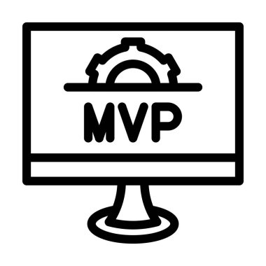 Kişisel ve Ticari Kullanım İçin Asgari Sürdürülebilir Ürün Kalın Çizgi Simgesi