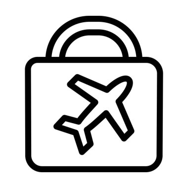 Kişisel ve ticari kullanım için Alışveriş Vektörü Kalın Çizgi Simgesi