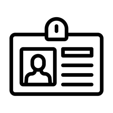 Kişisel ve ticari kullanım için Turist Geçidi Kalın Çizgi Simgesi