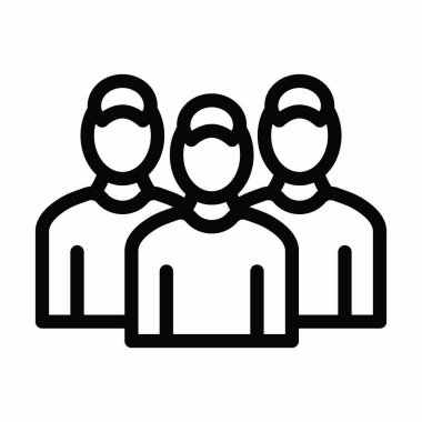 Liderler Kişisel ve Ticari Kullanım İçin Kalın Satır Simgesi