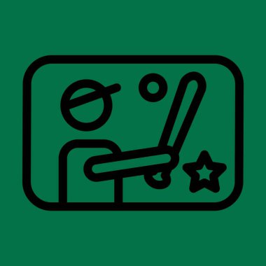 Kişisel ve ticari kullanım için İkinci Lig Kalın Çizgi Simgesi