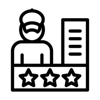 Kişisel ve Ticari Kullanım İçin Gelişmiş İstatistik Kalın Çizgi Simgesi