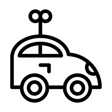 Oyuncaklar Kişisel ve Ticari Kullanım İçin Kalın Çizgi Simgesi