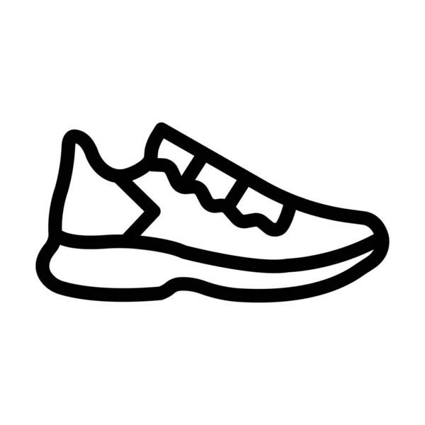 Ícone Grosso Linha Vetor Dos Sapatos Para Uso Pessoal Comercial — Vetor de Stock