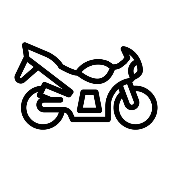 Bike Vector Dikke Lijn Pictogram Voor Persoonlijk Commercieel Gebruik — Stockvector