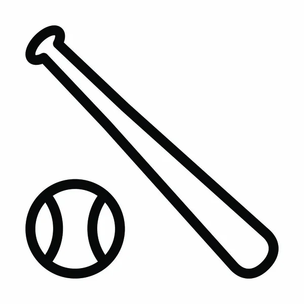 Иконка Вектор Мяча Мяча Личного Коммерческого Использования — стоковый вектор