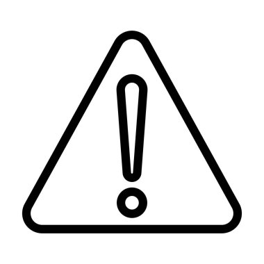 Kişisel ve Ticari Kullanım için Hata Vektörü Kalın Çizgi Simgesi