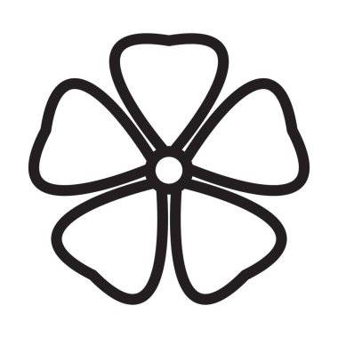 Vinca Vector Kalın Çizgi Kişisel ve Ticari Kullanım Simgesi