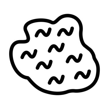 Kişisel ve ticari kullanım için Sakız Vektörü Kalın Çizgi Simgesi Çiğneme