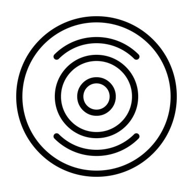 Kişisel ve ticari kullanım için Cds Vektör Kalın Çizgi Simgesi