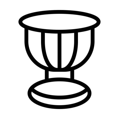 Kişisel ve ticari kullanım için Ot Vektörü Kalın Çizgi Simgesi