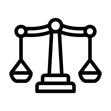 Kişisel ve ticari kullanım için Ahlak Vektörü Kalın Çizgi Simgesi