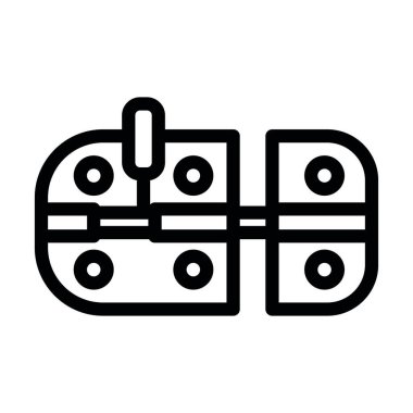 Kişisel ve ticari kullanım için Latch Vektör Kalın Çizgi Simgesi