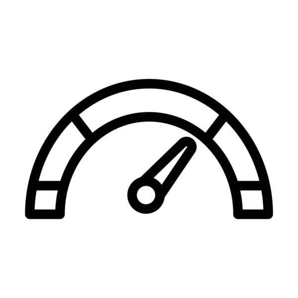 Performance Vector Thick Line Icon Für Den Persönlichen Und Kommerziellen — Stockvektor