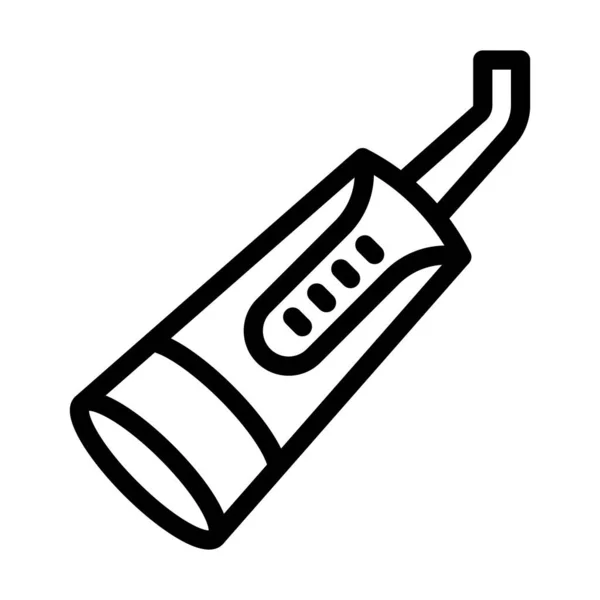 Dental Irrigator Vector Thick Line Icon Personal Commercial Use — 스톡 벡터