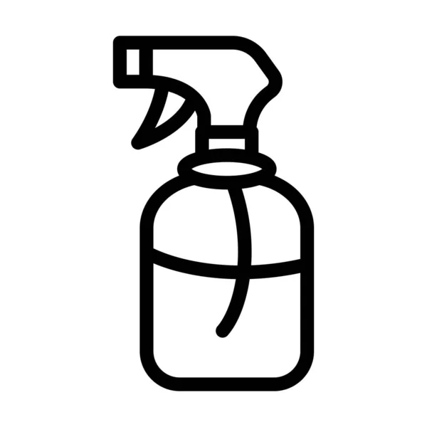 Spray Fles Vector Dikke Lijn Pictogram Voor Persoonlijk Commercieel Gebruik — Stockvector