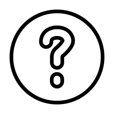 Kişisel ve ticari kullanım için Kalın çizgi simgesine yardım et