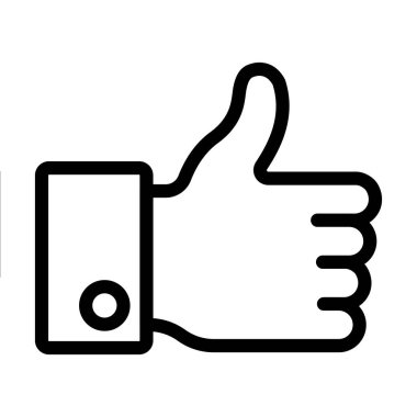 Kişisel ve ticari kullanım için Vektör Kalın Çizgi Simgesi gibi