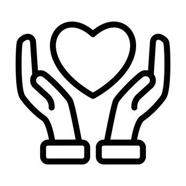 Kişisel ve Ticari Kullanım İçin Vektör Kalın Çizgi Simgesini Koru