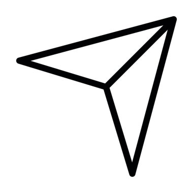 Kişisel ve ticari kullanım için Vektör Kalın Çizgi Simgesini Gönder