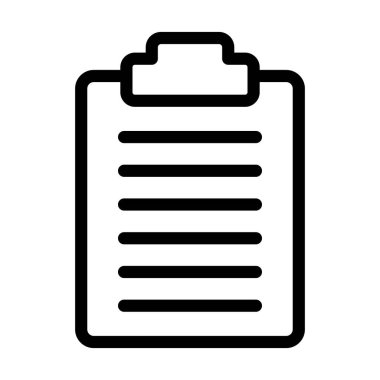 Kişisel ve ticari kullanım için Pano Vektör Kalın Çizgi Simgesi