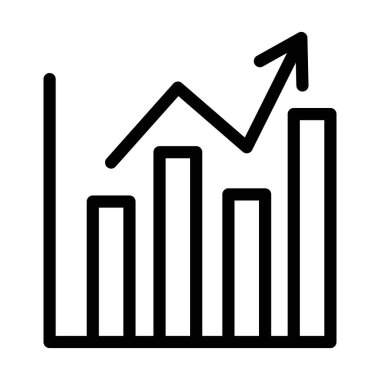 Kişisel ve Ticari Kullanım için Grafik Vektörü Kalın Çizgi Simgesi