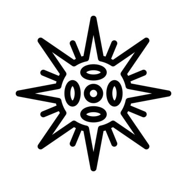 Deniz Keneviri Vektörü Kalın Hat Kişisel ve Ticari Kullanım Simgesi