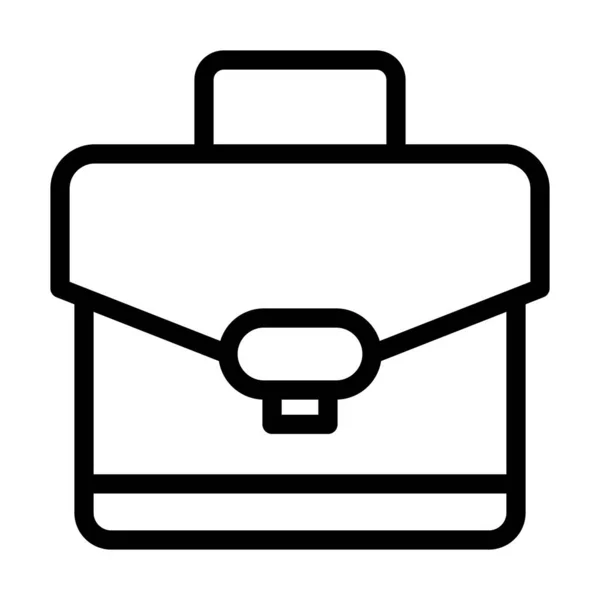 Portfolio Vector Thick Line Icon Für Den Persönlichen Und Kommerziellen — Stockvektor