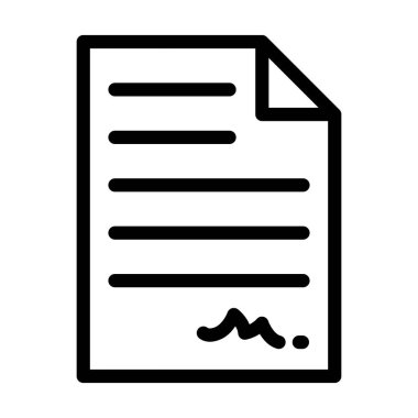 Kişisel ve Ticari Kullanım için Anlaşma Vektörü Kalın Çizgi Simgesi