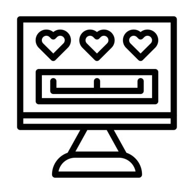 Kişisel ve ticari kullanım için Yaşam Vektörü Kalın Çizgi Simgesi