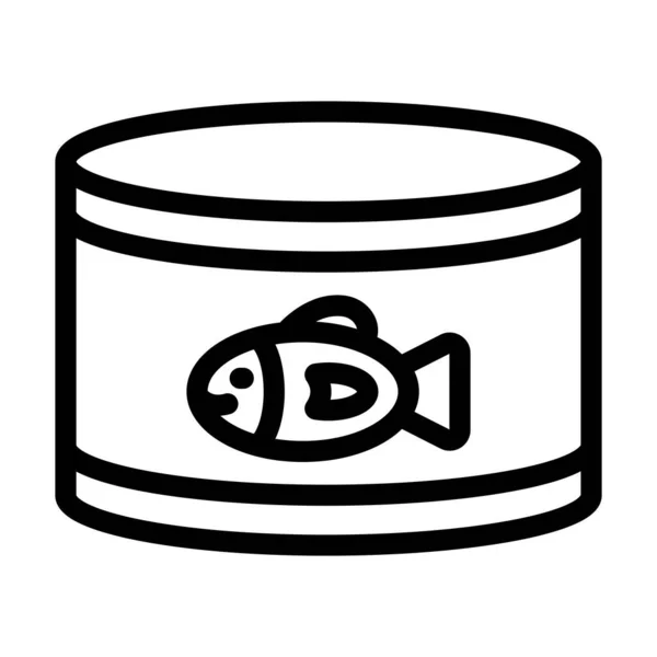 Thunfisch Kann Für Den Persönlichen Und Kommerziellen Gebrauch Verwendet Werden — Stockvektor