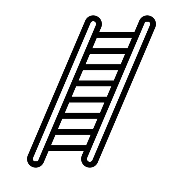Ícone Grosso Linha Vetor Escada Para Uso Pessoal Comercial — Vetor de Stock