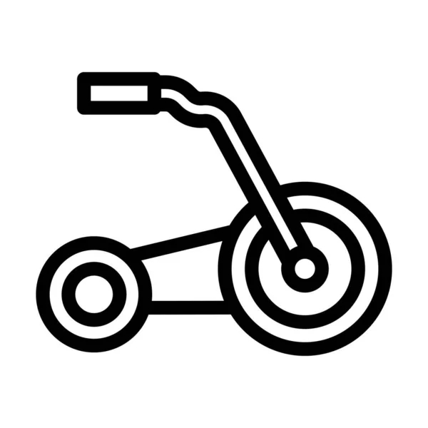 Lawn Roller Vector Thick Line Icon Personal Commercial Use — 스톡 벡터