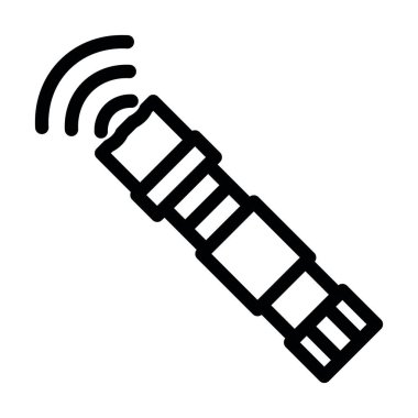 Teaser Vektör Kalın Çizgi Kişisel ve Ticari Kullanım Simgesi