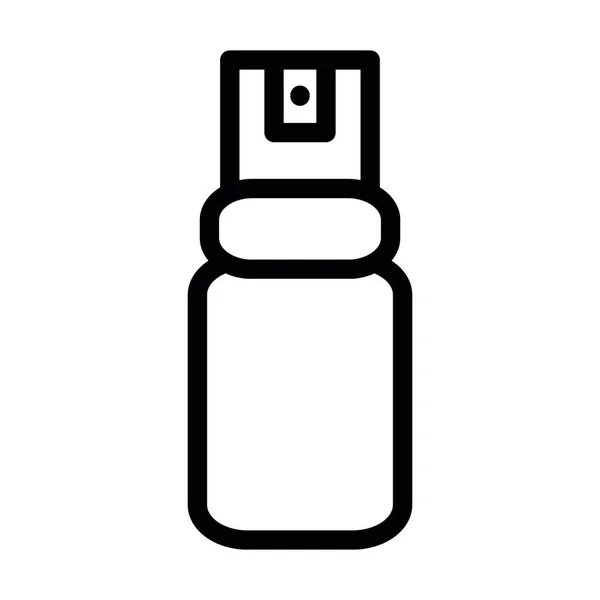 Pepper Spray Vector Thick Line Icono Para Uso Personal Comercial — Foto de Stock