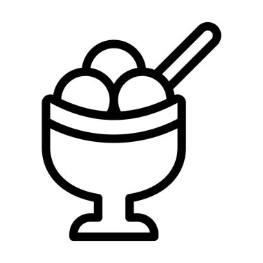 Kişisel ve ticari kullanım için şerbet Vektörü Kalın Çizgi Simgesi