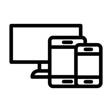 Kişisel ve ticari kullanım için Yanıt Vektör Kalın Çizgi Simgesi