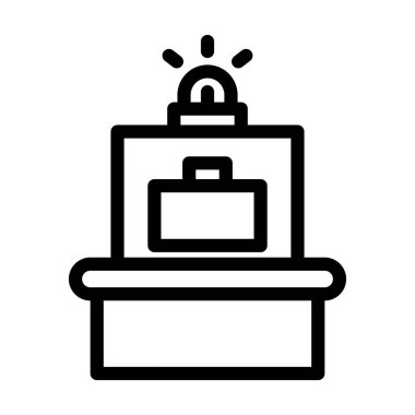 Kişisel ve ticari kullanım için Kalın Çizgi Simgesini Tara