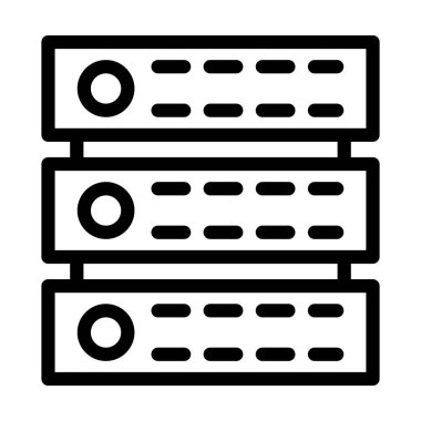 Kişisel ve Ticari Kullanım için Vektör Kalın Çizgi Simgesi Sunuluyor