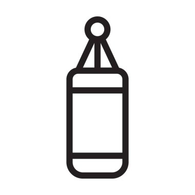 Kişisel ve ticari kullanım için Torba Vektörü Kalın Çizgi Simgesi Yumruklama