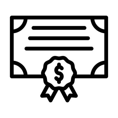 Kişisel ve ticari kullanım için Bond Vector Kalın Çizgi Simgesi