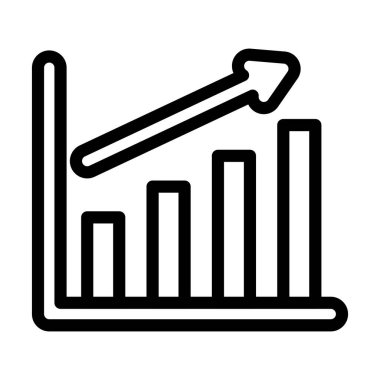 Kişisel ve ticari kullanım için Büyüyen Vektör Kalın Çizgi Simgesi Simgesi