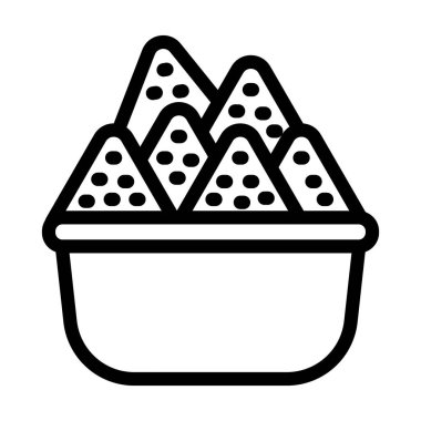 Nachos Vector Kalın Hat Kişisel ve Ticari Kullanım Simgesi