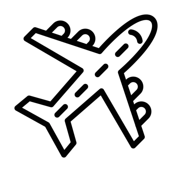 Εικόνα Γραμμής Διανύσματος Πτήσης Παχύ Για Προσωπική Και Εμπορική Χρήση — Διανυσματικό Αρχείο